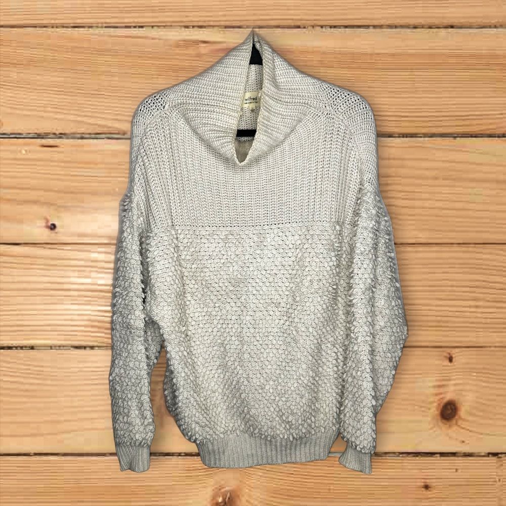 Aritzia Wilfred 100% Wool Chunky Sweater - Picture 2 of 9